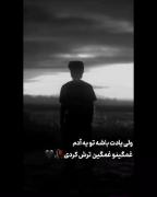 ولی یادت باشه تو یه آدم غمگینم غمگین تَرش کردی..!
