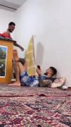 مسخره بازی میلاد غم و ابراهام بختیاری