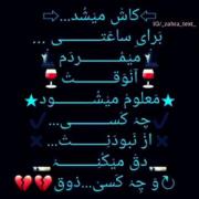 کاش میشد ولی چه کنم که..... 😔