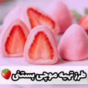 طرز تهیه ی موچی بستنی 💙🪼🧊💧