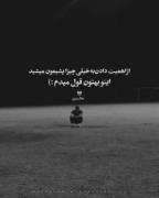 منم پیشمون شدم از اهمیت دادن ب تو ...