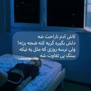 کاش آدم ناراحت شه دلش بگیره گریه کنه...