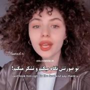 استوری دخترانه مو فرفری قوی بودن