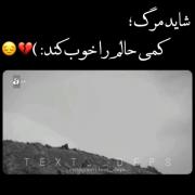 شاید مرگ کمی حالم را خوب کند.. 