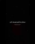 میخوام زندگیم رو توصیف کنم....