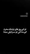یه روزی کل عالمو براتو هیئت میکنمم:)))♥️