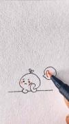 نقاشی کیوت برای افراد هنرمند مثل گودم😎❣️