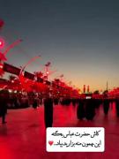 کاش حضرت عباس بگه..: این مهمون منه بزارید بیاد..)
