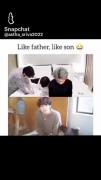 بچه به پدرش رفته ..............😂