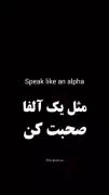 مثل یک آلفا صحبت کن شخصیتت بره بالا