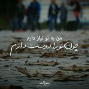 چون من تورو دوست دارم... 