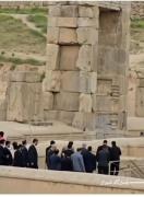 حضور وزیر تاجیکستان در تخت جمشید