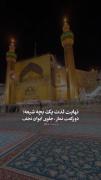 نهایت لذت یک شیعه: دو رکعت نماز در ایوان طلای حرم امام علی (ع) نجف