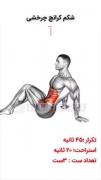 چربی شکم و پهلو رو تو توی خانه آب کن🏋