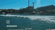 قایق‌سواری آرام در دریاچه زیبای ایران