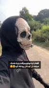 با یک ماسک دل بچه های مردم را خندان کرد خخ