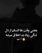 《بعضی وقت ها انسان از دلتنگی زیاد بد اخلاق میشه》☆