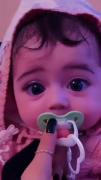 این فسقلیه چشم درشت خیلی نانازه❤