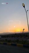 سفر به گیلان و تماشای غروب زیبای خورشید در جاده