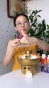 استوری اشپزی کره ایی با گربه . .