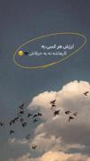 ارزش هرکسی ب کاراشه ن ب حرفاش حرفو ک همه بلدن بزنن