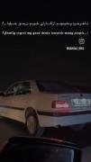 پشیمانی در دل شب: پژو ۴۰۵ اسپرت با نورپردازی خاص