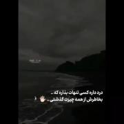 هر حرفی داری همینجا به کسی که ولت کرده بزن💔