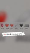 گذشت زمان دل مارا سنگ ساخت🥀🖤