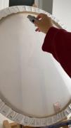 نقاشی روی بوم بزرگ آوروم 💖😁 خیلی خوشگله
