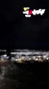 انعکاس دلتنگی در شب شهر
