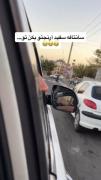 کلیپ طنز و خنده‌دار: شوخی با راننده‌ای که آرنجش را بیرون آورده!