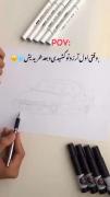استوری نقاشی شوتی پارس پسرانه .